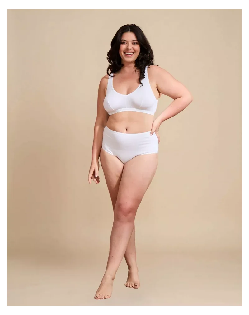 Culotte taille haute Blanche