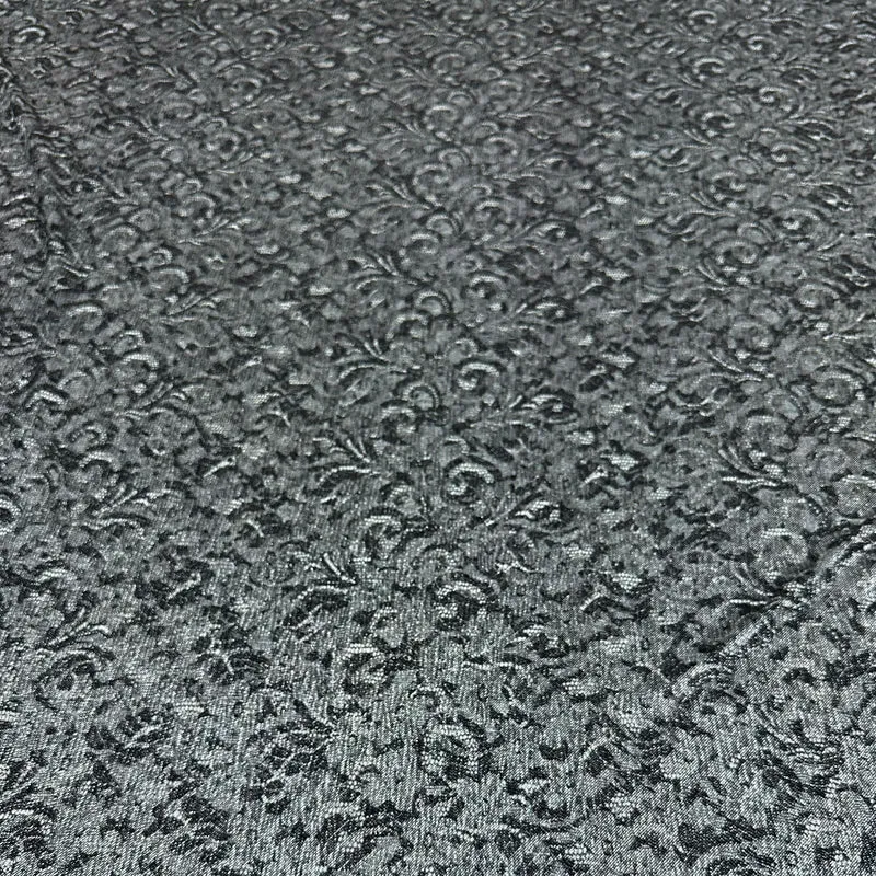 Tissu Plissé - Motif Dentelle Métallisé, Divaia