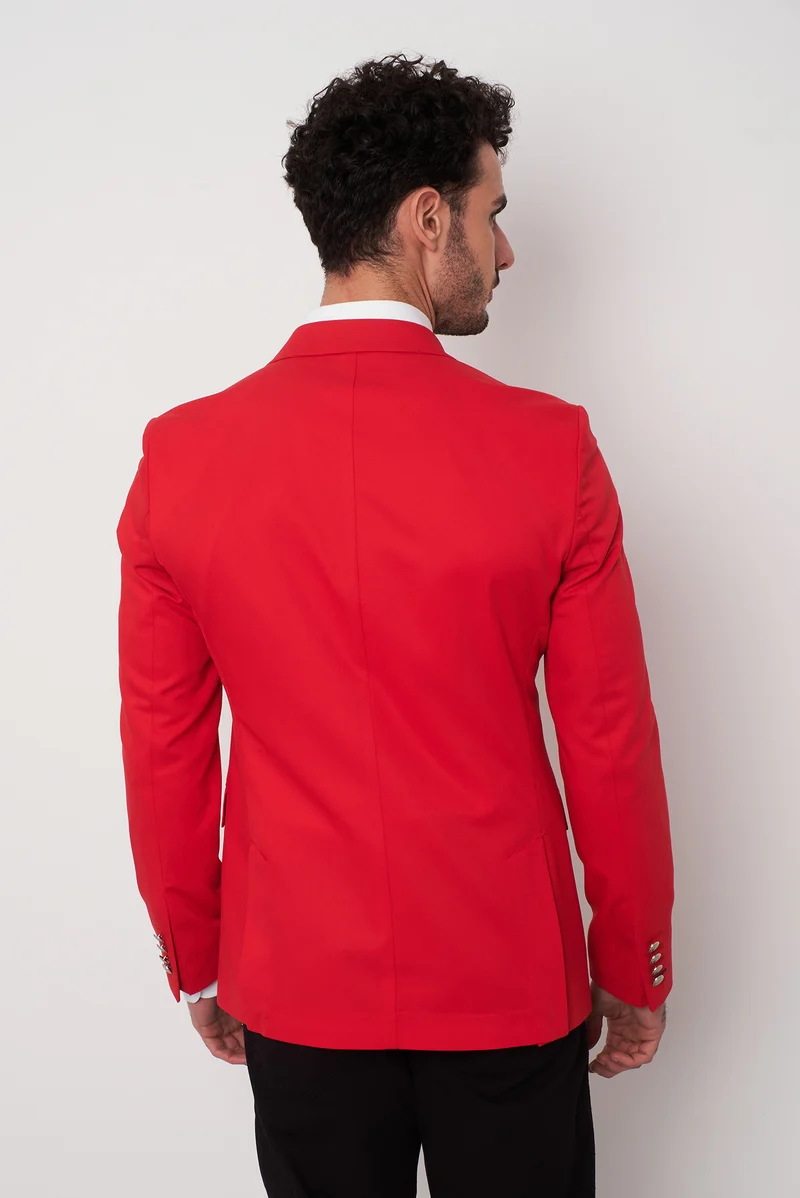 Man Jacket Red