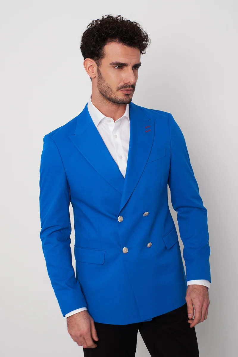 Man Jacket Navy Blue
