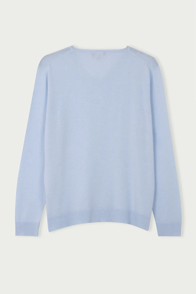 Microfiber Man Sweater Light Blue