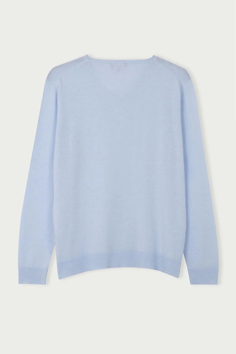 Microfiber Man Sweater Light Blue
