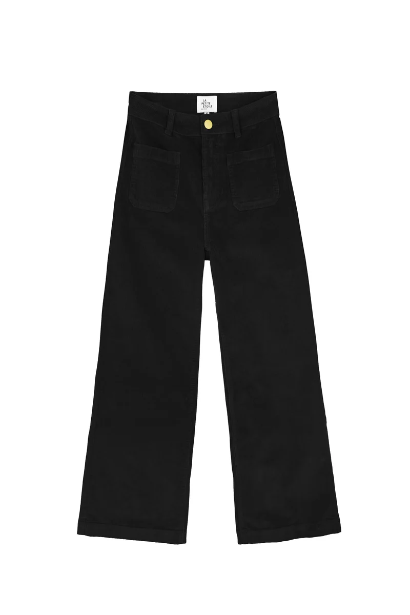 Atlanty - Pantalon large en velours