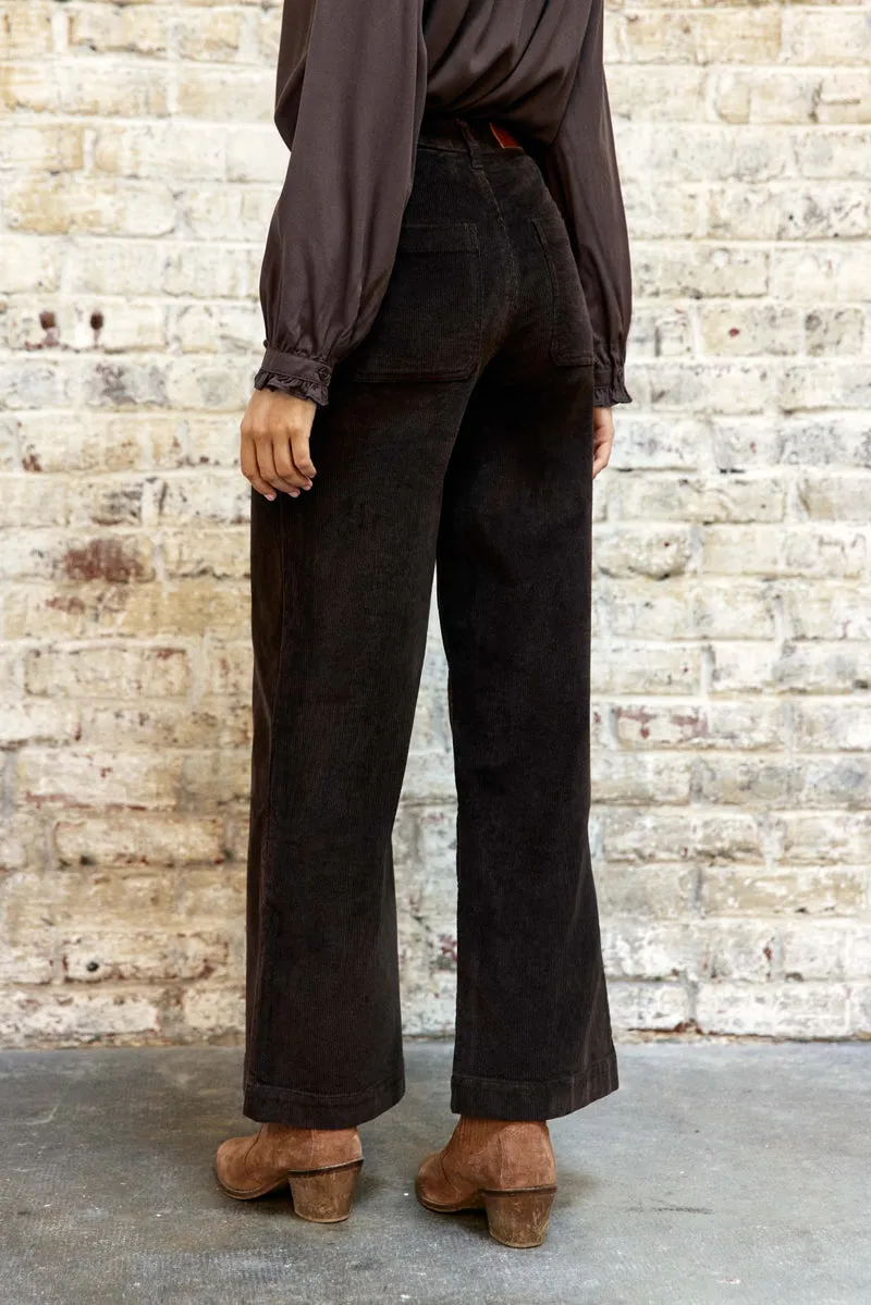 Atlanty - Pantalon large en velours
