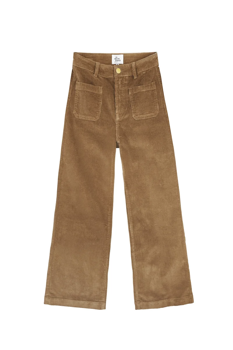Atlanty - Pantalon large en velours
