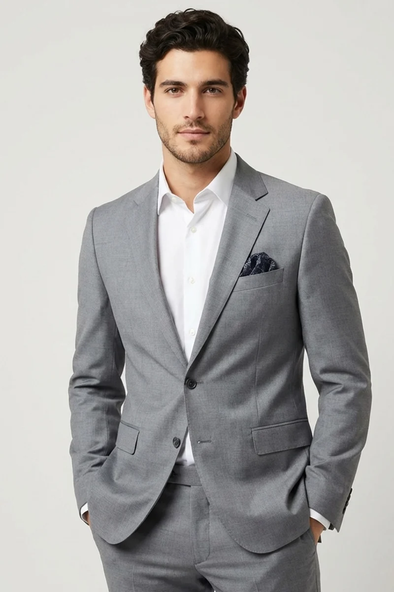 Man Suit Grey