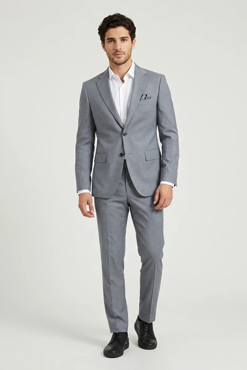 Man Suit Grey