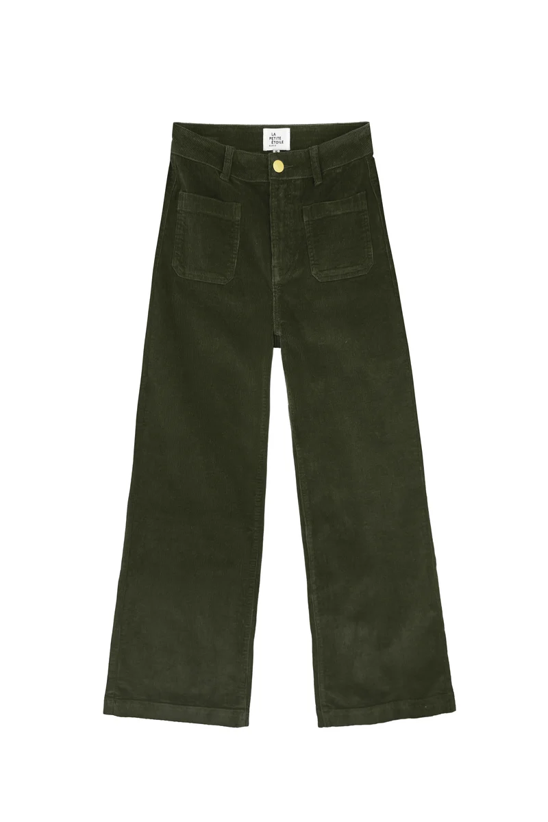 Atlanty - Pantalon large en velours