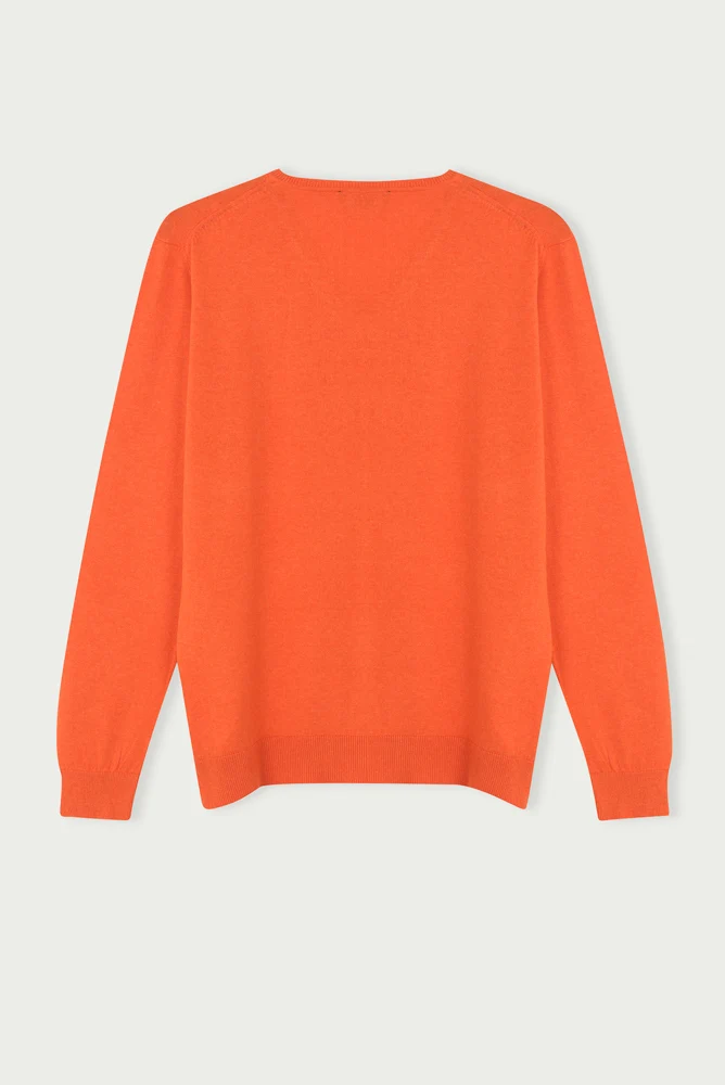 Microfiber Man Sweater Orange