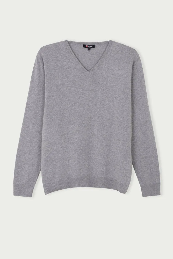 Microfiber Man Sweater Grey