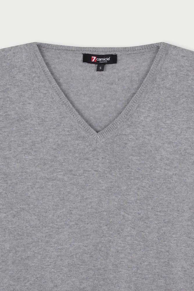 Microfiber Man Sweater Grey