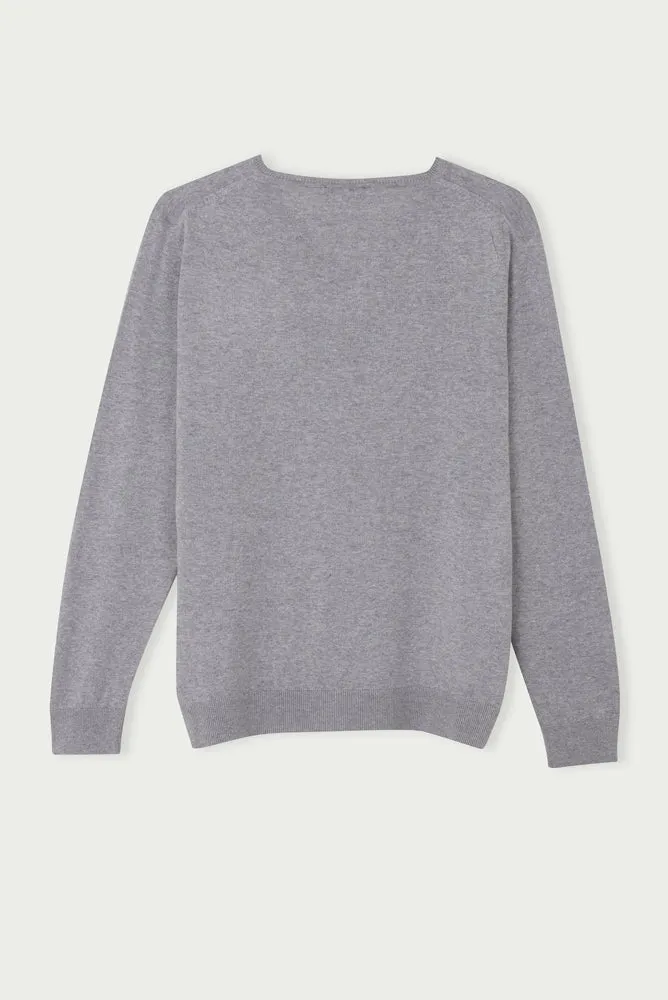 Microfiber Man Sweater Grey