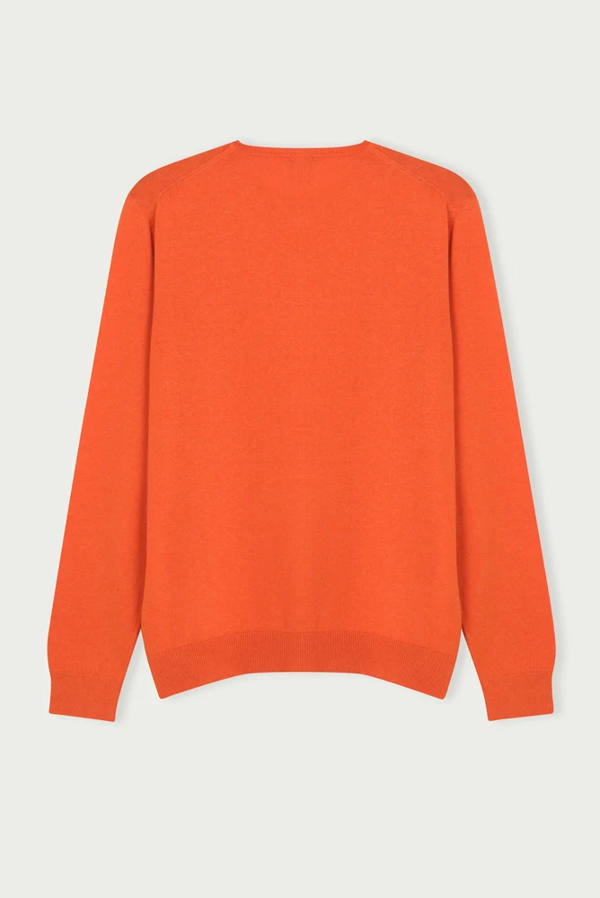 Microfiber Man Sweater Orange