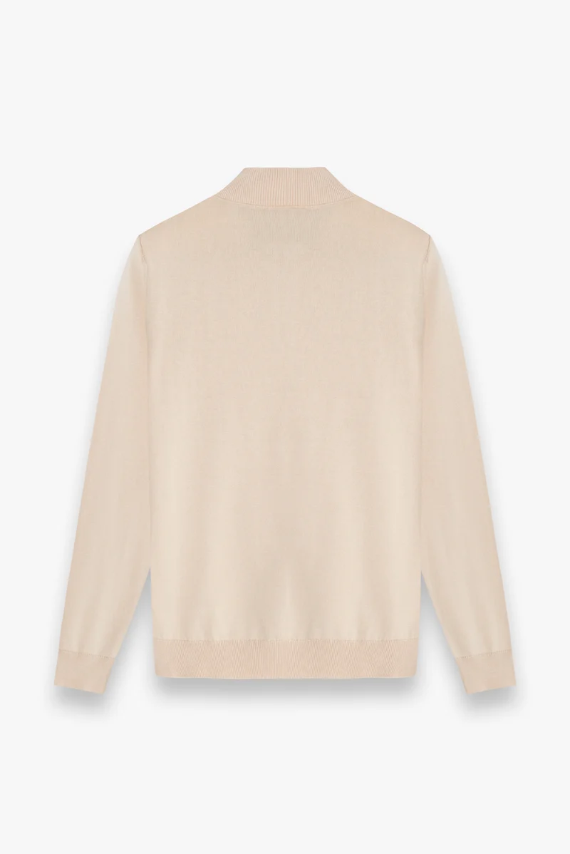 Cotton Man Sweater Beige