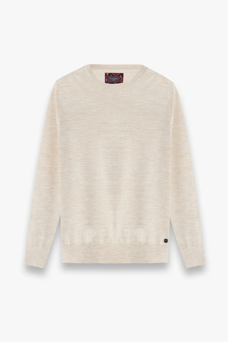 Merino's Blend Man Sweater Beige