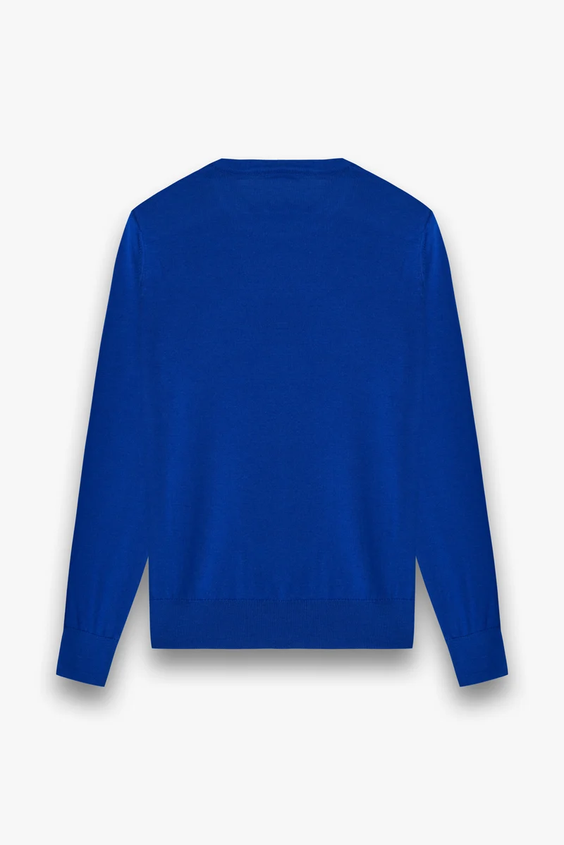 Merino's Blend Man Sweater Navy Blue
