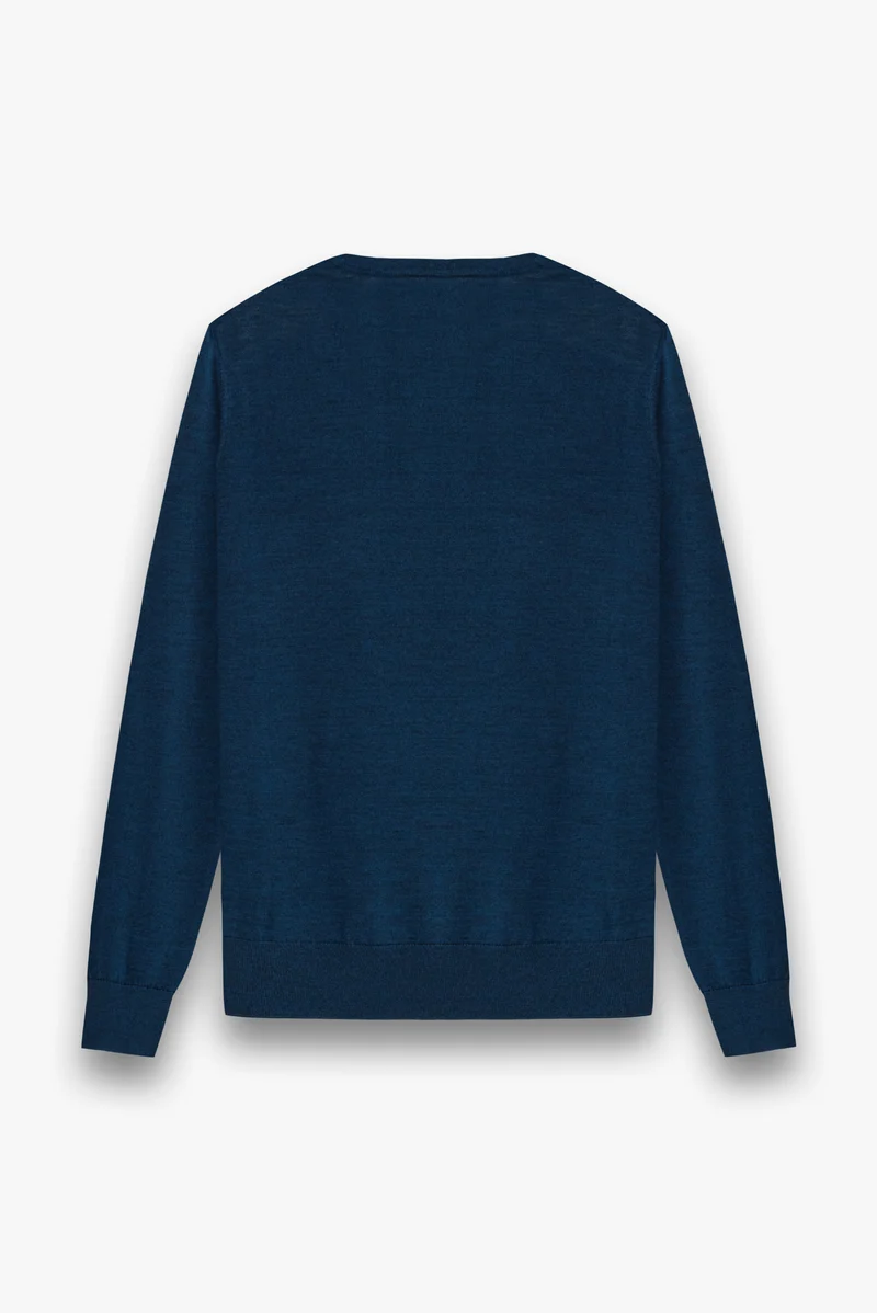 Merino's Blend Man Sweater Blue