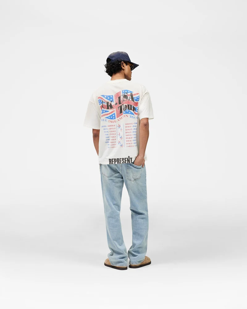 Dream On Tour T-Shirt - Washed Ecru