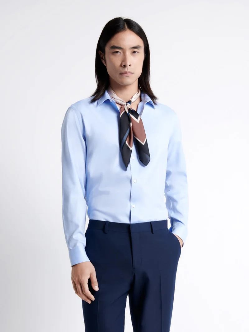 Chemise double retors en 100% coton