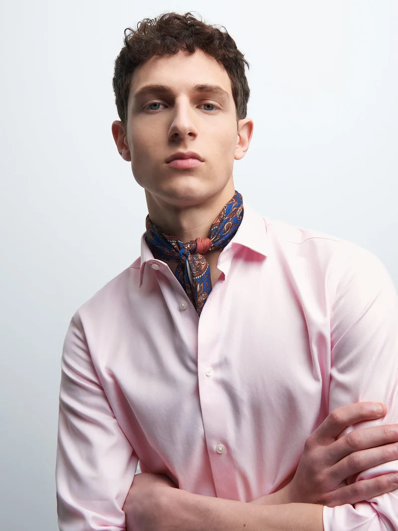 Chemise slim unie
