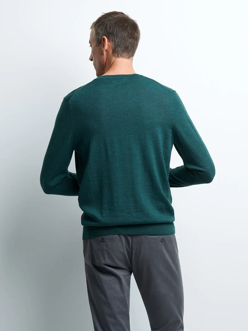 Pull col V en Laine Mérinos