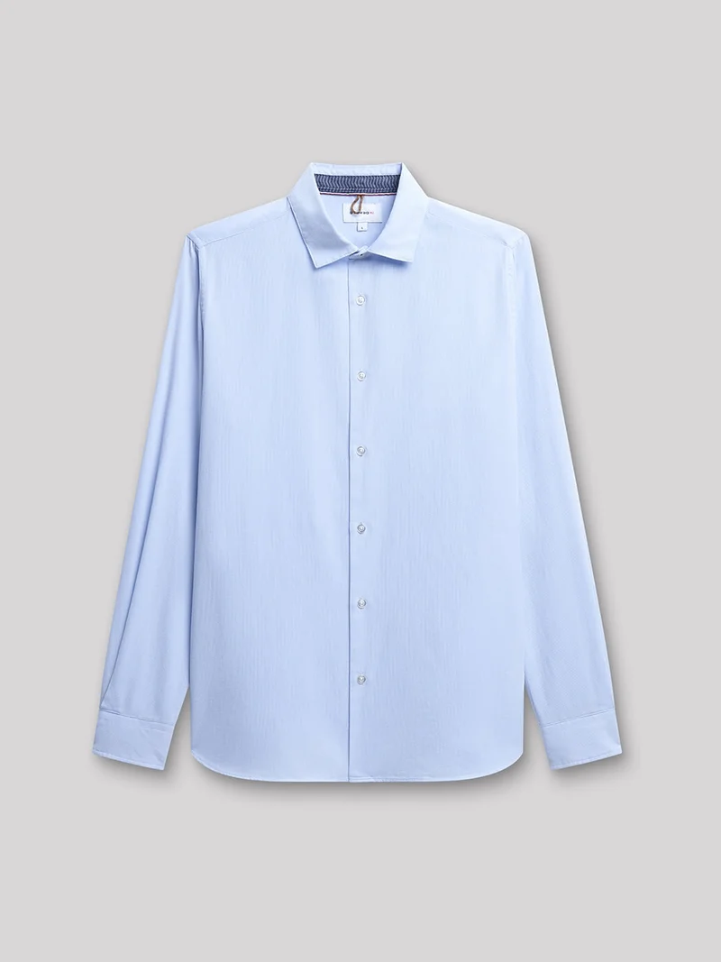 Chemise slim en oxford unie