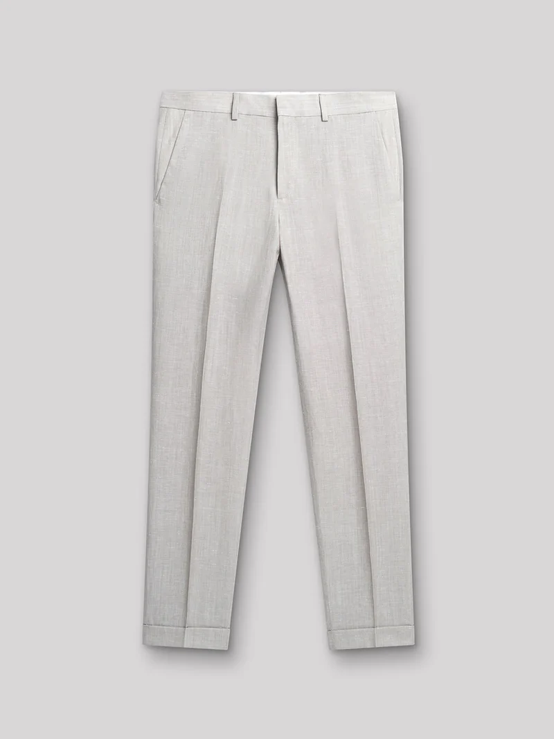 Pantalon coordonnable slim à motif