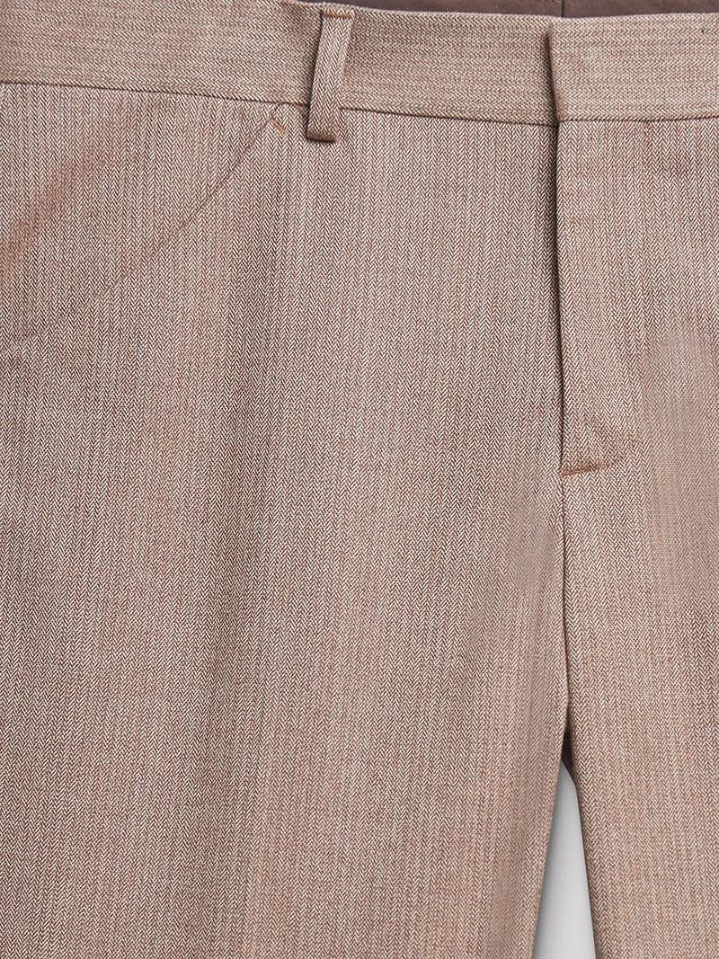 Pantalon coordonnable slim chevron