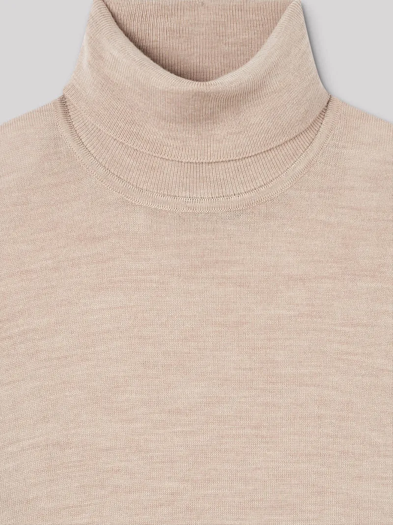 Pull col roulé 100% laine mérinos