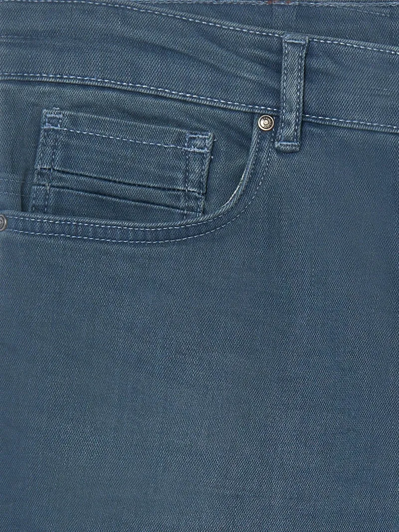 Jean couleur slim stretch délavé