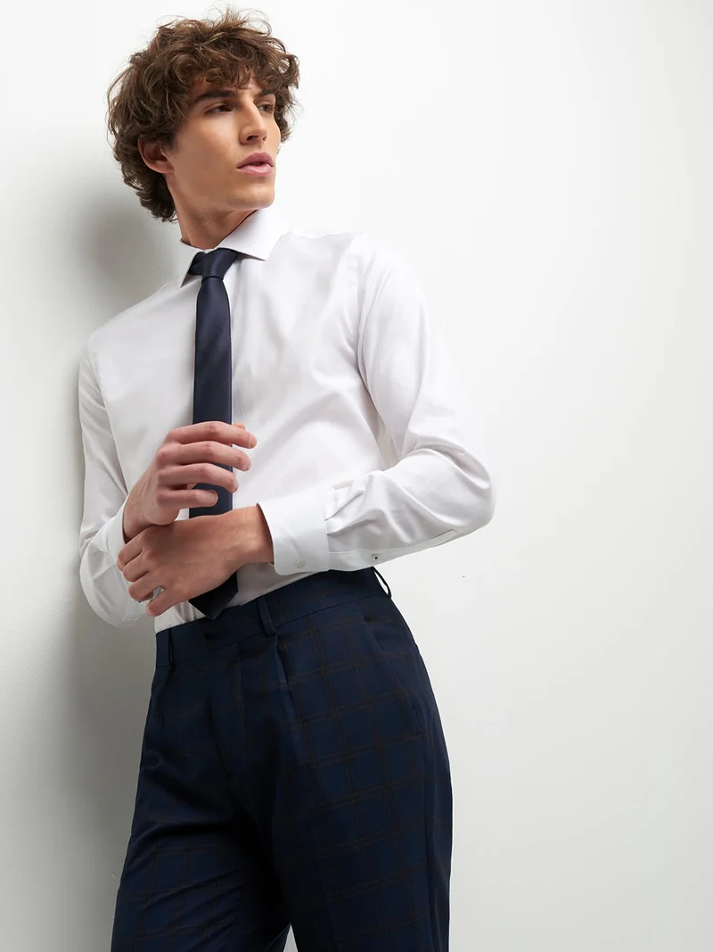 Chemise slim unie Induo