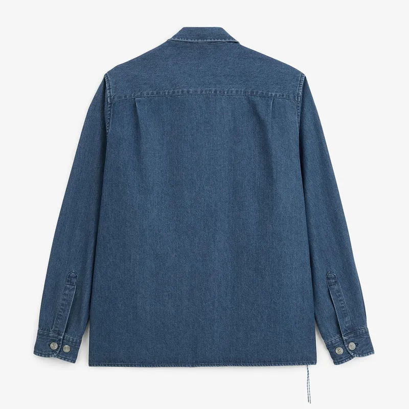 Surchemise zippée denim coton bleue SBPLAY