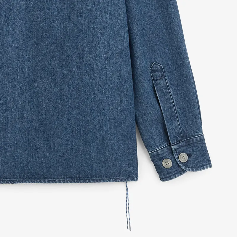 Surchemise zippée denim coton bleue SBPLAY