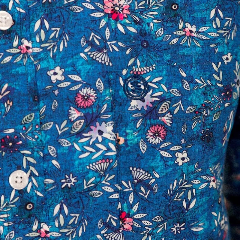 Chemise à manches longues imprimée