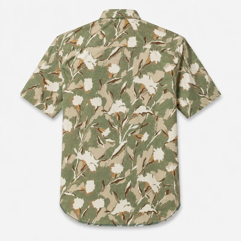 Chemise manches courtes camouflage