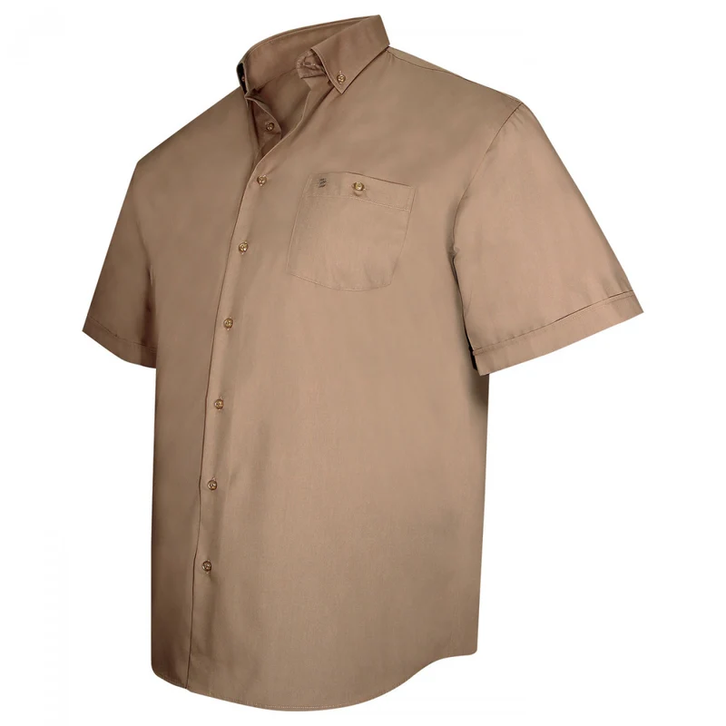 Chemise homme grande taille unie coupe droite BASIC Doublissimo