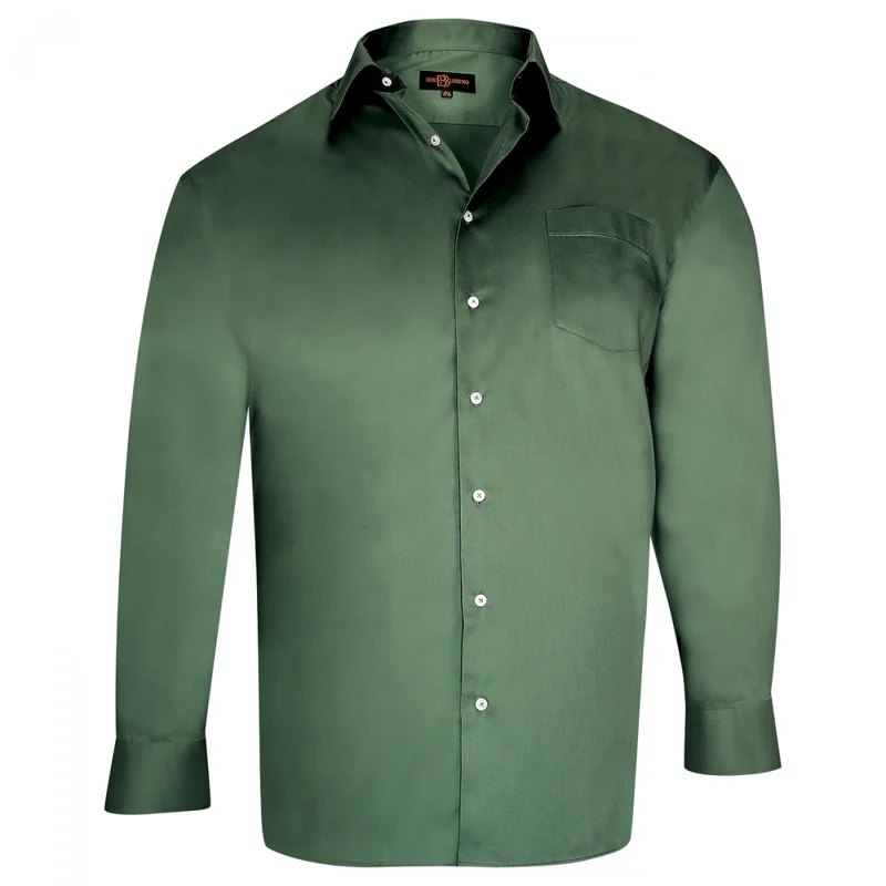Chemise homme grande taille en coton coupe droite STANLEY Doublissimo