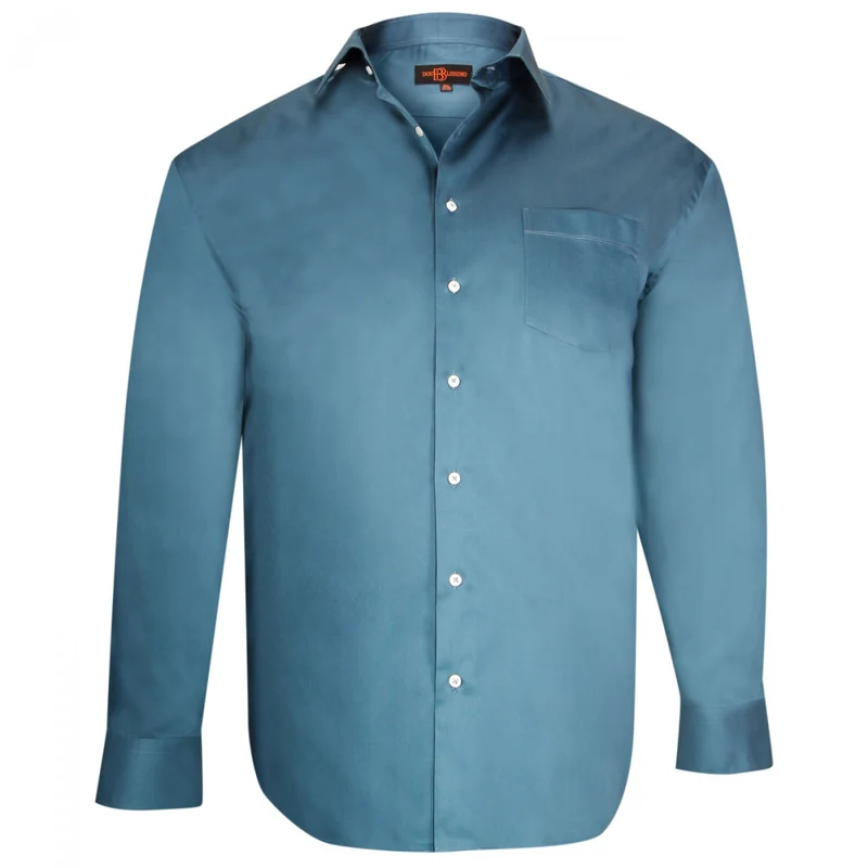 Chemise homme grande taille en coton coupe droite STANLEY Doublissimo