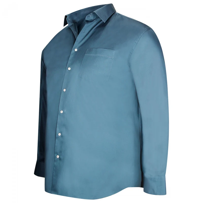 Chemise homme grande taille en coton coupe droite STANLEY Doublissimo