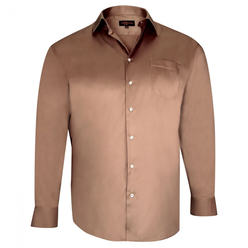 Chemise homme grande taille en coton coupe droite STANLEY Doublissimo
