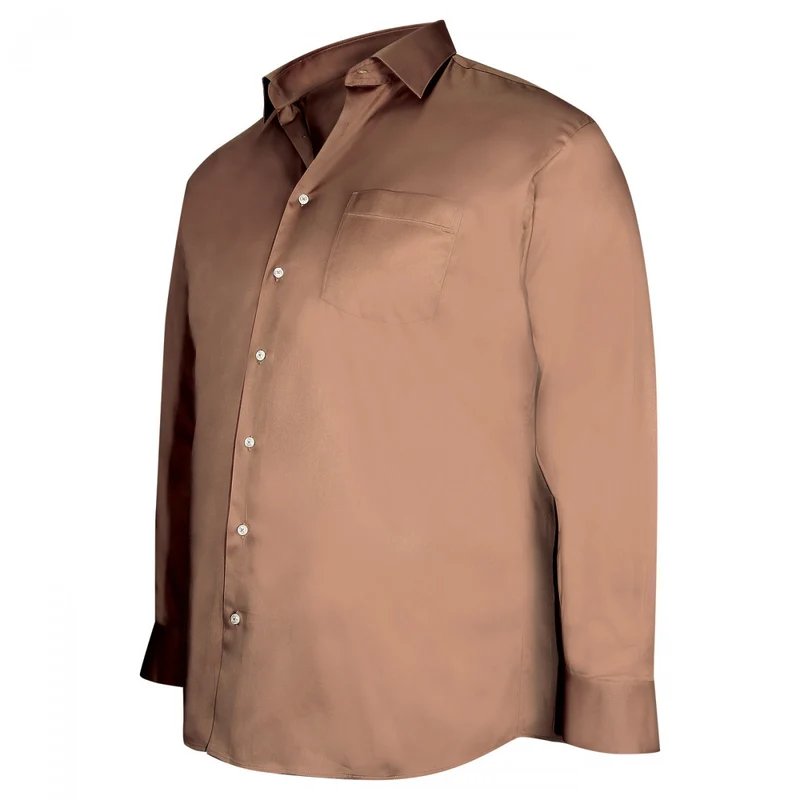 Chemise homme grande taille en coton coupe droite STANLEY Doublissimo