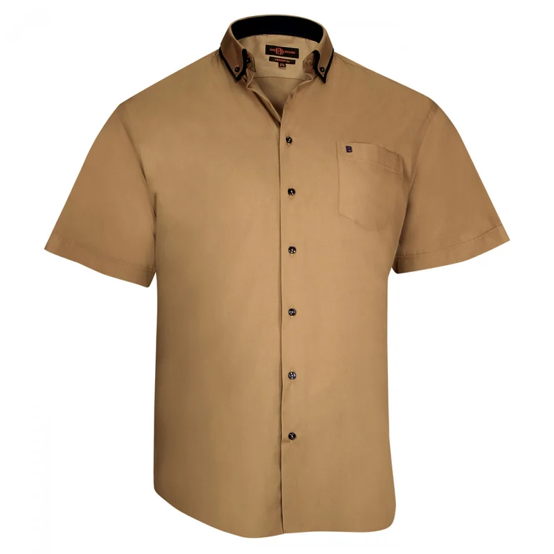 Chemise homme grande taille double col coupe droite LAGOS Doublissimo