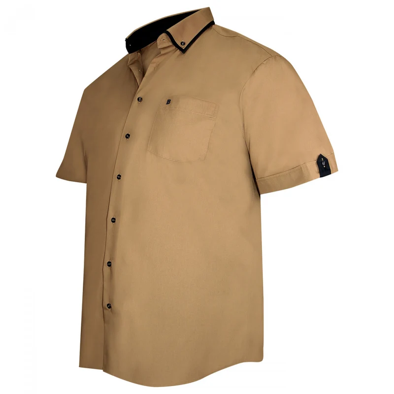 Chemise homme grande taille double col coupe droite LAGOS Doublissimo