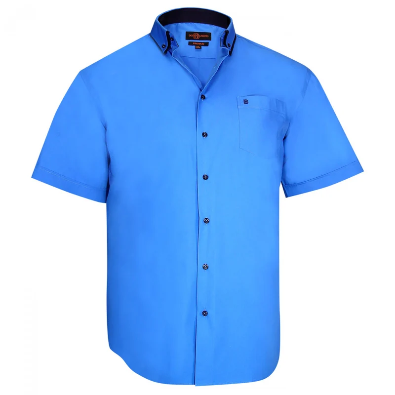 Chemise homme grande taille double col coupe droite LAGOS Doublissimo