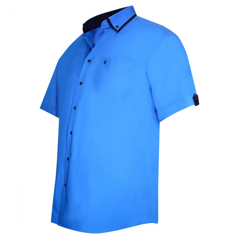 Chemise homme grande taille double col coupe droite LAGOS Doublissimo