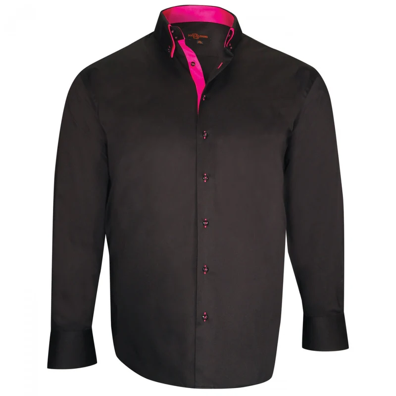 Chemise homme grande taille mode coupe droite FARO Doublissimo