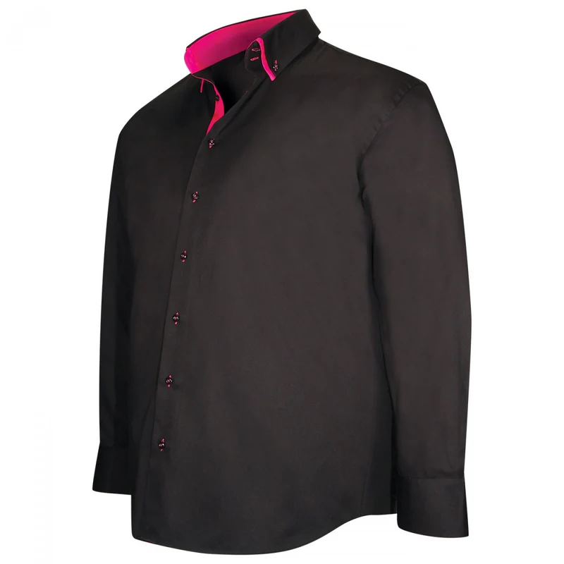 Chemise homme grande taille mode coupe droite FARO Doublissimo