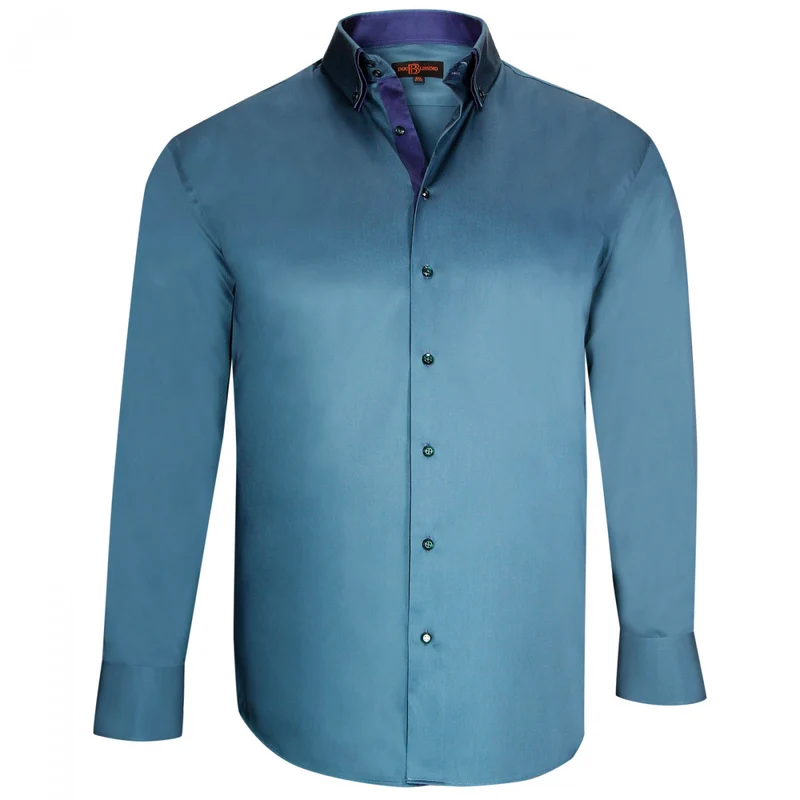 Chemise homme grande taille mode coupe droite FARO Doublissimo