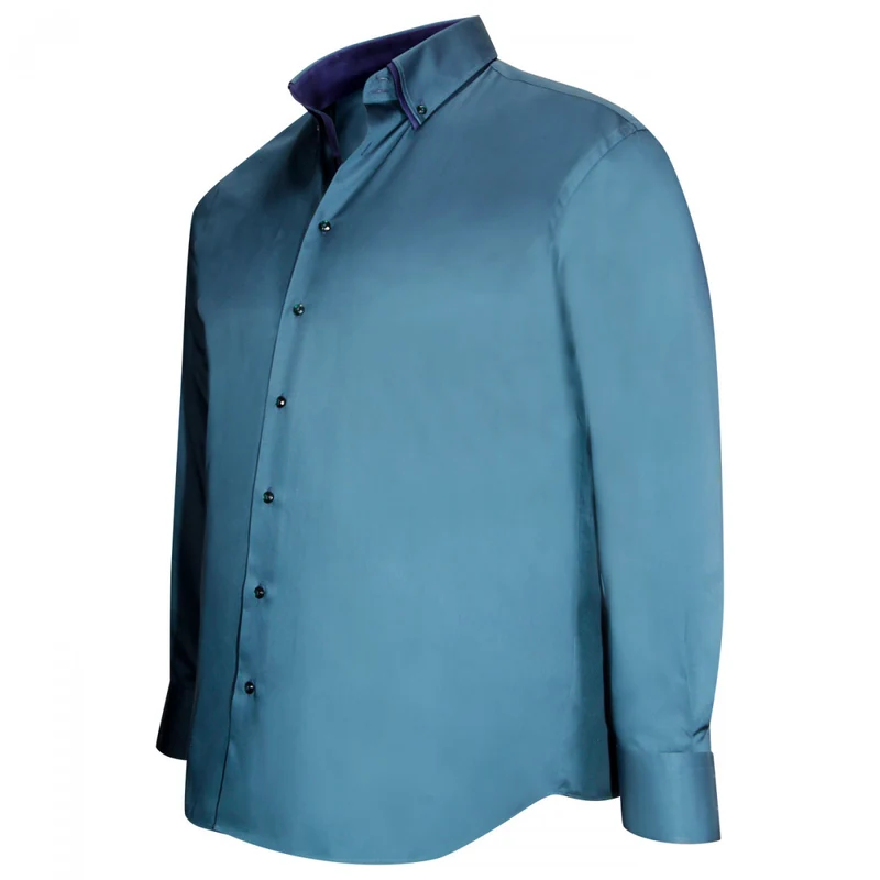 Chemise homme grande taille mode coupe droite FARO Doublissimo