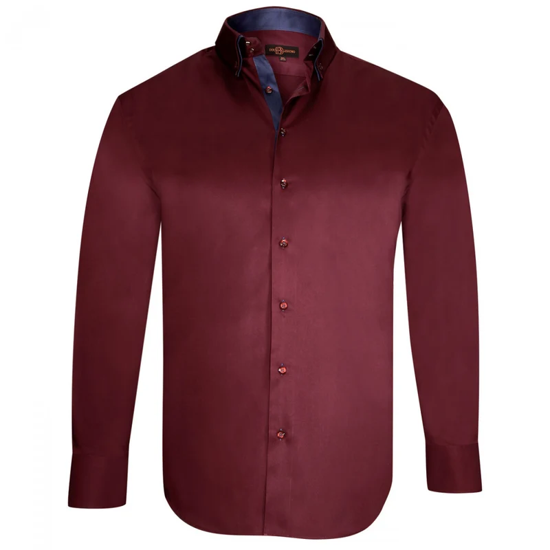 Chemise homme grande taille mode coupe droite FARO Doublissimo